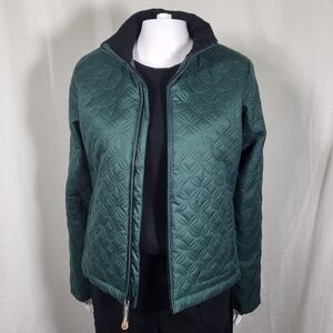 PREDATOR WEAR Light Quilted Jacket Rich Emerald Green Women's S